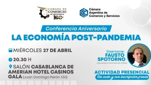 La Cámara de Comercio de Resistencia reunió a empresarios y comerciantes en su conferencia aniversario