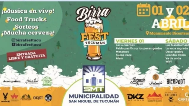 Se viene el “Birra Fest Tucumán” en el Parque Avellaneda (entrada libre y gratuita)