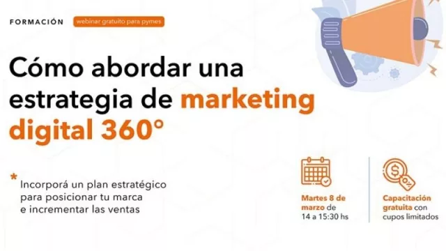 Webinar para pymes: cómo abordar una estrategia de Marketing Digital 360°