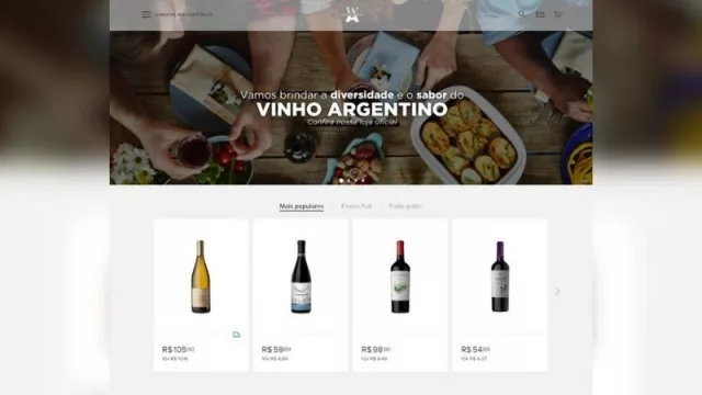 Bodega Familia Schroeder presente en la tienda oficial de Vino Argentino en Brasil