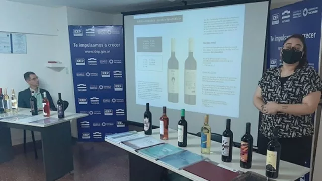 Estudiantes tucumanos diseñaron etiquetas para bodegas de vinos tucumanos: la exposición fue presentada ante productores del sector 