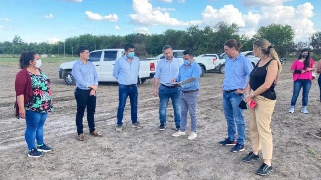 Para potenciar la actividad porcina y generar puestos de trabajo, se dio inicio a la construcción de una unidad productiva en La Cocha 