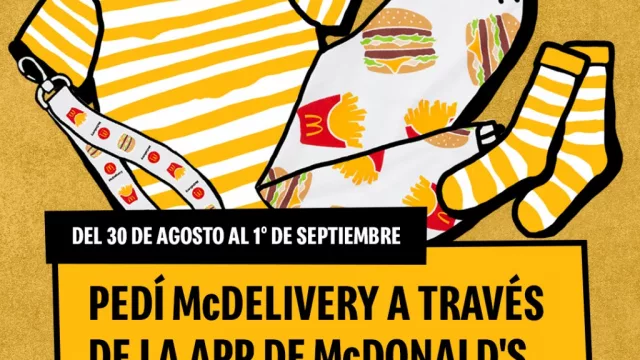 Hasta hoy podés acceder a premios exclusivos de McDonald’s (haciendo tus compras a través de McDelivery)