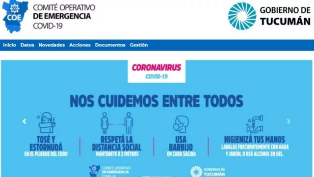 El COE informó las medidas preventivas de distanciamiento en Tucumán (para bares, salones de fiestas y circulación) 