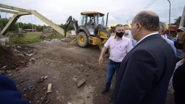 Inversión millonaria: comenzó la construcción de un puente sobre el Canal Sur 