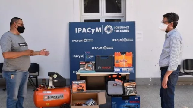 Cooperativas tucumanas fueron beneficiadas con herramientas y máquinas para ampliar sus trabajos 