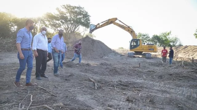 Plan Pre Lluvia: avanzan las obras en Medinas con el objetivo de evitar inundaciones