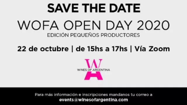 Se abrió la convocatoria para que pequeños productores vitivinícolas puedan participar del Wofa Open Day