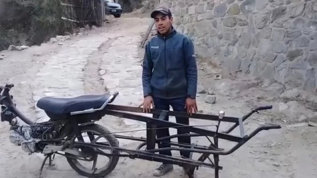 Motoarado: el novedoso invento creado por egresados de la escuela agrotécnica de Tafí del Valle