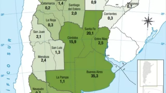 Este es un mapa clave para el futuro del país: Tucumán genera el 1,4% de los dólares del país (Santiago del Estero, “un tapado”)