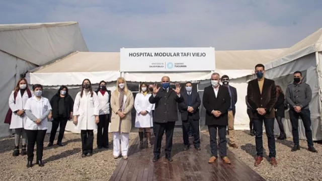 Inauguraron el hospital modular de Lomas de Tafí para pacientes con COVID-19 