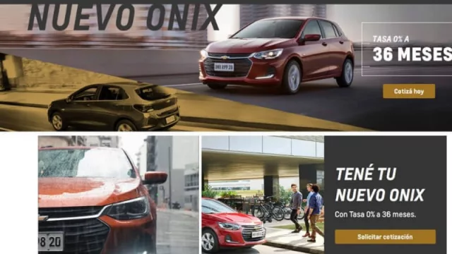 Chevrolet financia Onix, Cruze y más a través de Mercado Libre