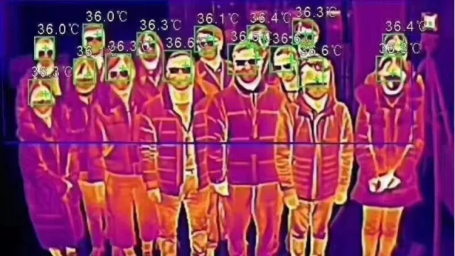 Coronavirus: cámaras infrarrojas que detectan temperatura corporal