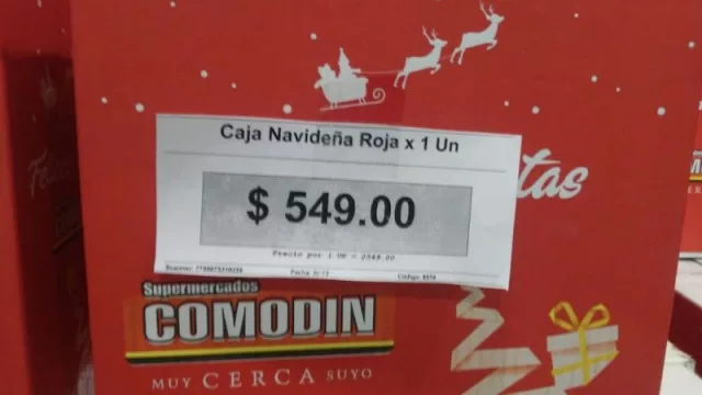 Cajas navideñas: con la propuesta del gobierno de $ 160 y opciones premium de $1.600