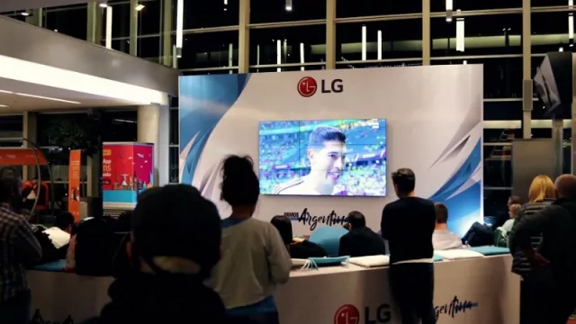 LG tiene su propio estadio en el aeropuerto de Ezeiza (hoy podés ver Argentina - Brasil)