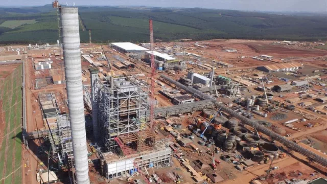 Valdés recorrió una pastera brasilera para evaluar replicar la fábrica en Ituzaingó