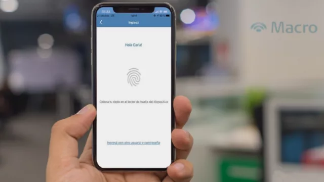 La app de Banco Macro ahora con seguridad biométrica
