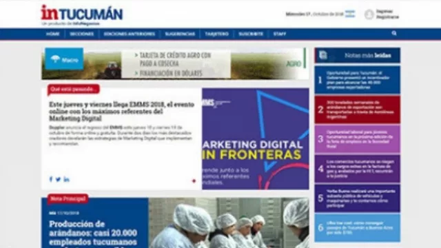 IN Tucumán fue presentado como un caso de éxito en la primera Jornada de Comunicación Digital del NOA