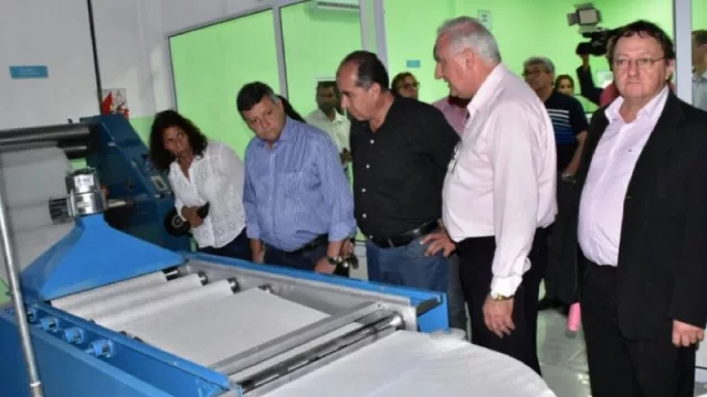 Planta procesadora de gasa: “Nuestro compromiso es impulsar la cadena algodonera”, dijo Peppo