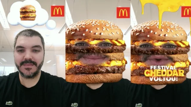 McDonald's mide un nuevo sándwich con Snapchat Lens