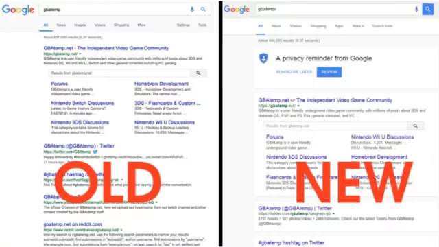 Google está probando una nueva interfaz de búsqueda