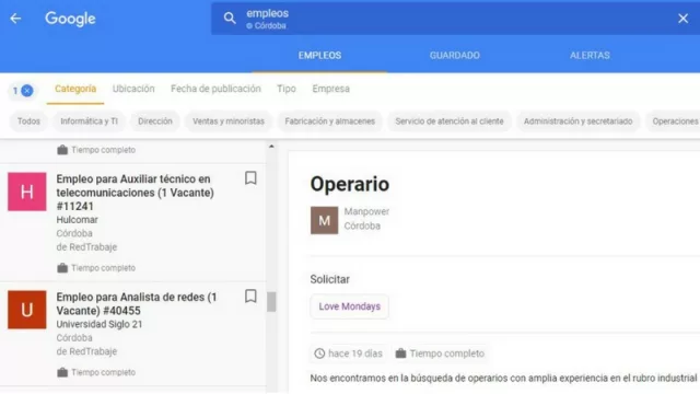 ¿Buscás trabajo? Mirá la propuesta de Love Mondays y Google