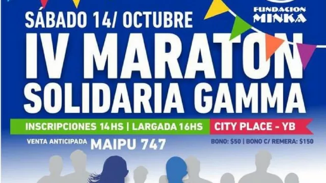 Mañana se llevará a cabo la cuarta Maratón Solidaria de GAMMA