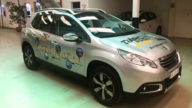 En un Peugeot 2008, Martín Jauregui llegará a Mar del Plata con “Bitácora de Viaje”