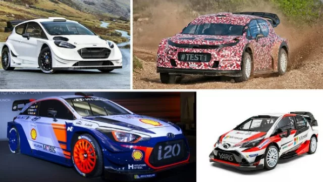 Aquí están, estos son: presentaron los autos de rally 2017