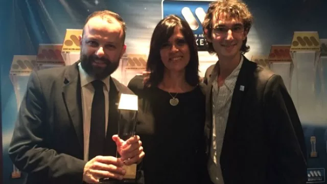 Dirk Trotteyn, director ejecutivo del IDEP, Tatiana Aurich, presidenta de la Asociación Argentina de Marketing y Maximiliano Martínez Márquez, coordinador del área Marca Tucumán del IDEP.