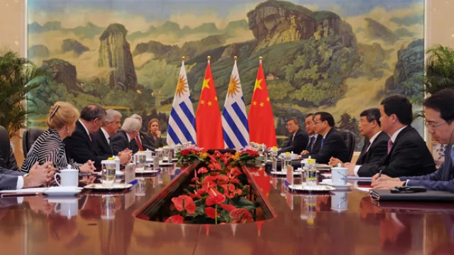 Uruguay y China cerca de un tratado comercial