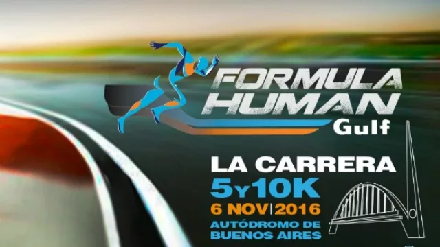Fórmula Human by Gulf Oil, la primera carrera de running que se corre en pistas de autos (5 y 10K)