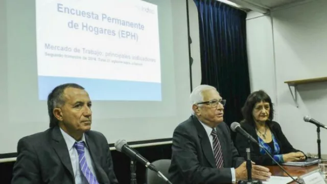 Todesca durante la conferencia de prensa. El Indec había dejado de difundir los datos en noviembre pasado.