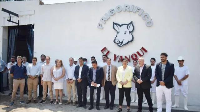 Se inauguró un frigorífico porcino en Aguilares (y generó nuevos puestos de trabajo)