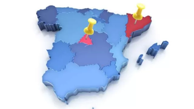 Dónde están las empresas de referencia: Madrid 23%, Cataluña 19%, Comunidad Valenciana y Andalucía 11% cada una