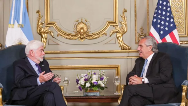 Alberto Fernández mantuvo una reunión con el asesor presidencial para las Américas de Estados Unidos, Christopher Dodd