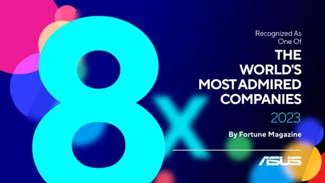 Asus fue nombrada por Fortune como una de las Empresas Más Admiradas del Mundo en 2023