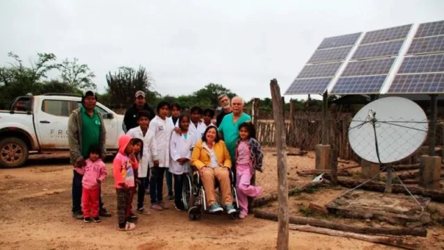 Nissan brindó conectividad satelital a la Escuela N° 4602 “Las Juntas”, en el Chaco salteño