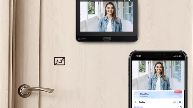 Llega el timbre inteligente de Ezviz (con pantalla interna y atención remota con su app)
