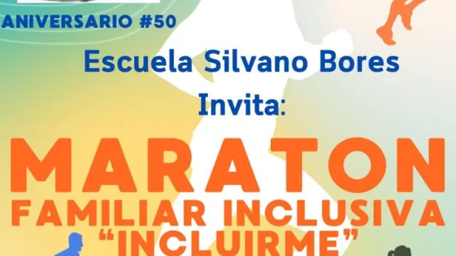 La Escuela Silvano Bores organiza su tercera Maratón Familiar Inclusiva “Incluirme” (un evento para promover la inclusión y la convivencia social)