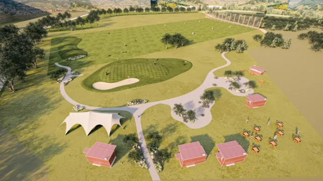 El Churqui apuesta al golf: un nuevo driving range que promete revolucionar Tafí del Valle