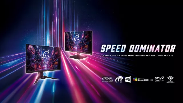 Mirá los nuevos monitores gamer que trae ASRock (520Hz con paneles IPS)