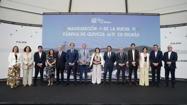 Corporación Hijos de Rivera inaugura su nueva fábrica de cerveza en Morás (con una inversión total de 500 millones de euros y la creación de más de 600 puestos de trabajo directos)