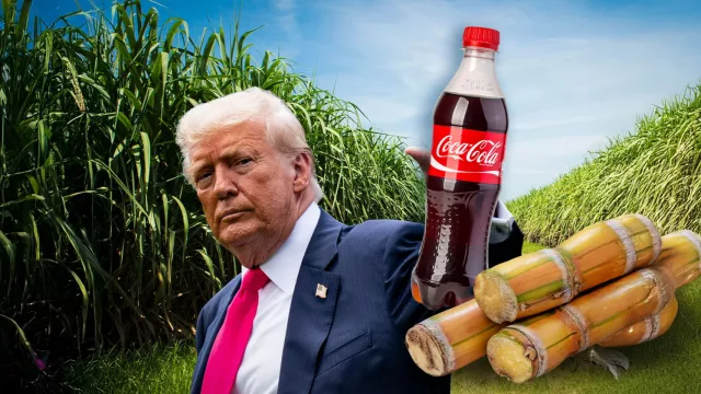Trump desde Florida anuncia que Coca-Cola lanza una línea de productos con azúcar de caña (un guiño a su impulso de desalentar productos ultraprocesados)