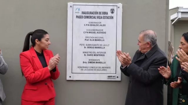 Aguilares inauguró el Paseo Vieja Estación con 32 locales para impulsar el empleo tucumano