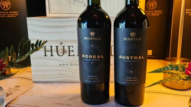 Huentala Wines presentó en Buenos Aires dos de sus "joyas" de Gualtallary: Huentala Blocks Edition, Austral y Boreal