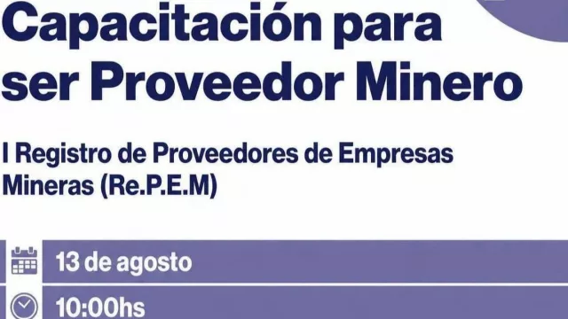 Catamarca capacita a proveedores para ampliar su participación en la cadena minera
