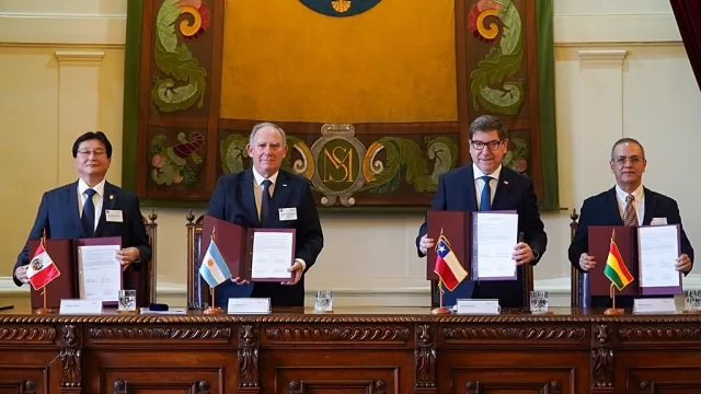 Argentina, Chile, Bolivia y Perú sellaron una alianza para fortalecer su peso en minerales estratégicos